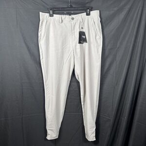 Waggle Golf Pants NWT – Men's Performance Stretch Golf Trousers – Grey 32/30
